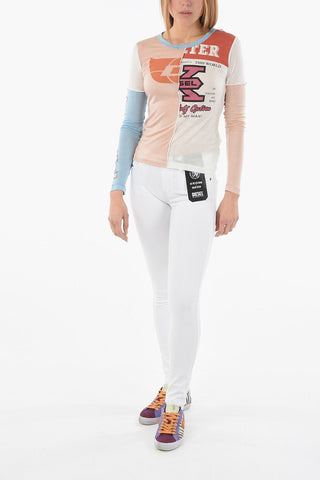 Front Printed Long Sleeve T-TESSY-C1 T-Shirt