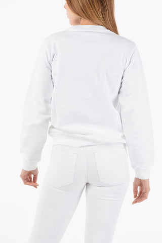 Contrasting Logo F-ANGS Crew-Neck Sweathirt