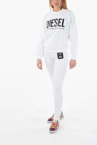 Contrasting Logo F-ANGS Crew-Neck Sweathirt