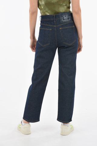 Dark Wash D-AIR Jeans with Visible Stitching 18cm L.32