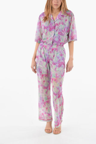 Pantaloni RELAXED MESH Con Elastico In Vita