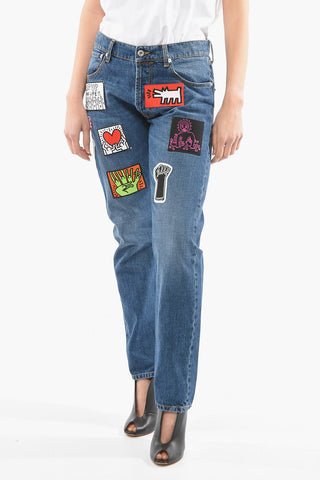 Jeans UNISEX con Patches 18cm