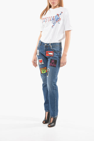 Jeans UNISEX con Patches 18cm