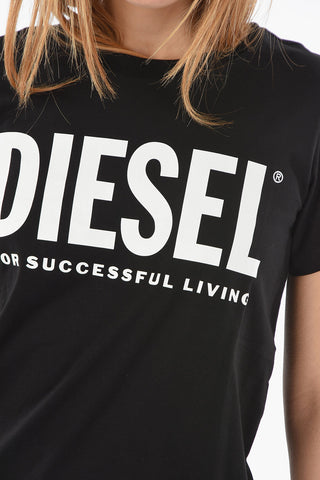 Maxi Frontal Logo T-SILY Crew-Neck T-shirt