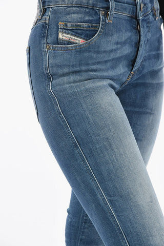 Mid Waist BABHILA Slim Fit Jeans With Silver Buttons 14cm L32