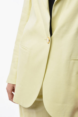 Lined Single Breasted Blazer