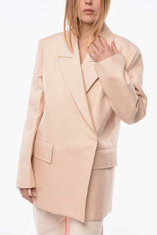 Blazer Sartoriale Doppiopetto con Tasca con Aletta