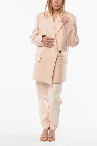 Blazer Sartoriale Doppiopetto con Tasca con Aletta