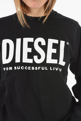 Contrasting Maxi  Logo-Printed F-ANGS-ECOLOGO Crew-Neck Sweatshirt