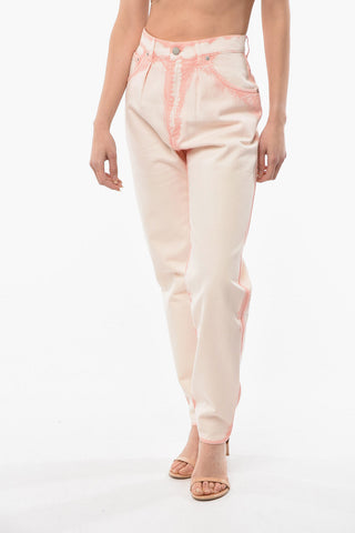 8 Pocket Bleached Effect Denims 17cm
