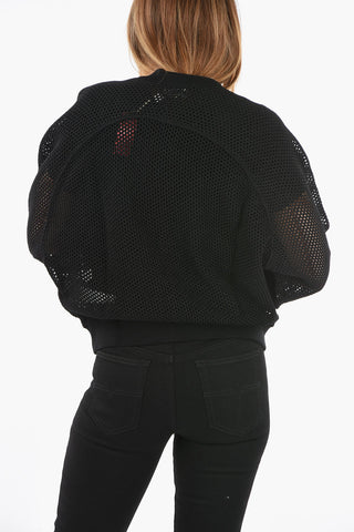 Silver Zip Openwork M-INDYANA Sweatshirt