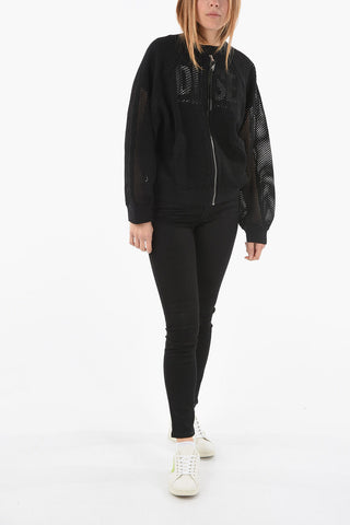 Silver Zip Openwork M-INDYANA Sweatshirt