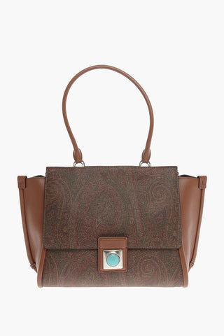 Borsa A Mano Con Stampa Paisley