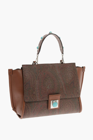 Borsa A Mano Con Stampa Paisley