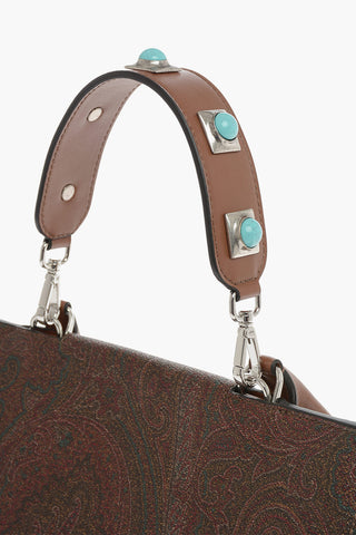 Borsa A Mano Con Stampa Paisley