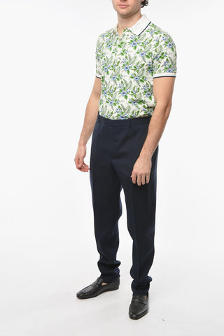 Hidden Closure Wool Pants