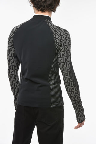 T-shirt Termica a Maniche Lunghe con Monogram