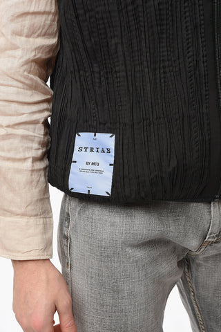 MCQ Pleated Vest with Zip Fastening