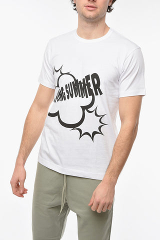 SHIRT CHRISTIAN MARCLAY Crew-neck T-shirt with Contrasting Print