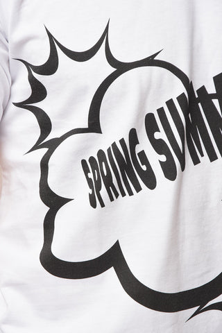 SHIRT CHRISTIAN MARCLAY Crew-neck T-shirt with Contrasting Print
