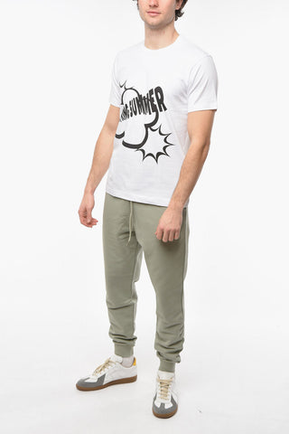 SHIRT CHRISTIAN MARCLAY Crew-neck T-shirt with Contrasting Print