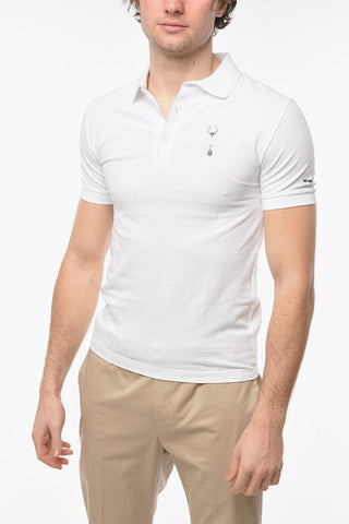 FRED PERRY  Logoed Brooch Detailing WREAT PIN Polo Shirt