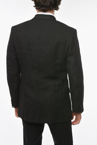 COSTUME D'HOMME Linen 3-button Single-breasted Blazer