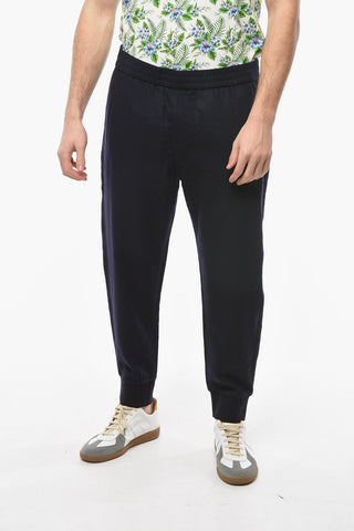 EMPORIO Wool and Cashmere Joggers with Elasticated Waistband