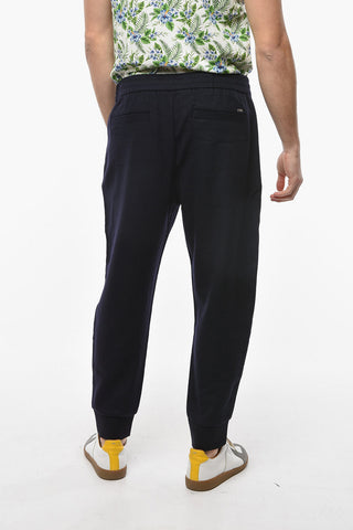 EMPORIO Wool and Cashmere Joggers with Elasticated Waistband