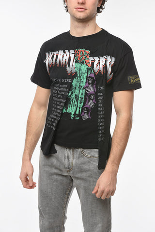 Layered T-shirt with Graphic Print Allover