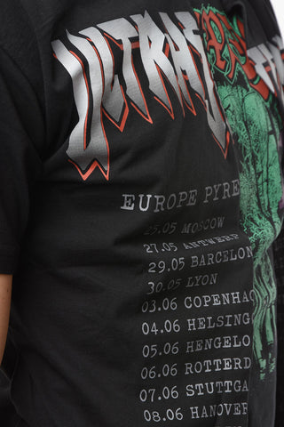 Layered T-shirt with Graphic Print Allover