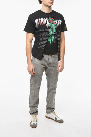 Layered T-shirt with Graphic Print Allover