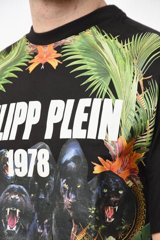 HOMME EST.1978 LIMITED EDITION T-shirt Girocollo con Lettering a Contrasto