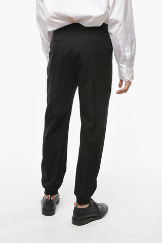Pantaloni Sartoriali in Lana a Una Pince