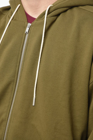 PLUS Felpa Hoodie con Zip Frontale