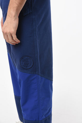 EYE/LOEWE/NATURE Pantaloni a Gamba Ampia con Tasche con Aletta e Ricamo Occhio