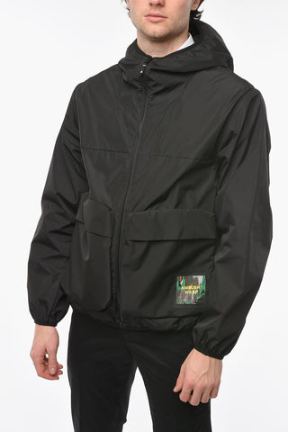 Hooded PACKABLE Windbreaker with AMBUSH WKSP Patch