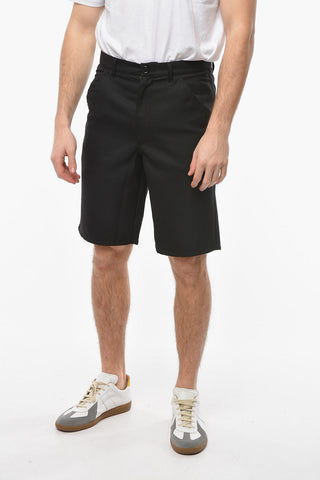 SHIRT Shorts in Misto Lana a Gamba Diritta