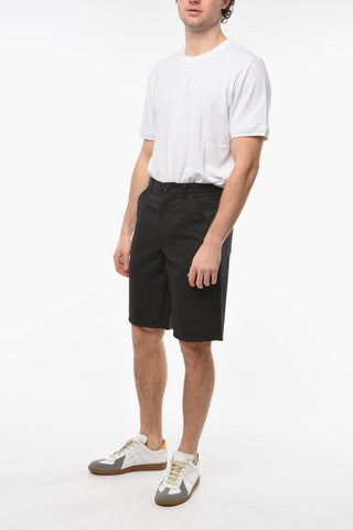 SHIRT Shorts in Misto Lana a Gamba Diritta