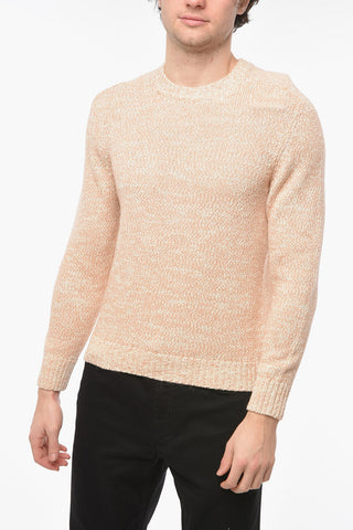 Maglione Girocollo con Dettagli a Coste
