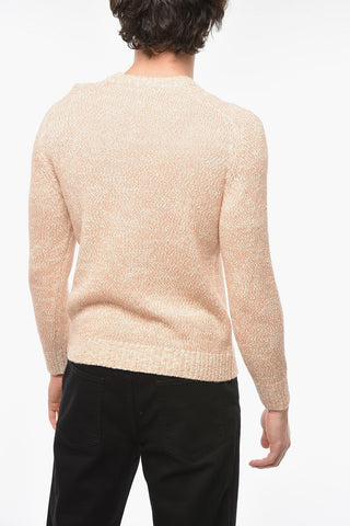 Maglione Girocollo con Dettagli a Coste
