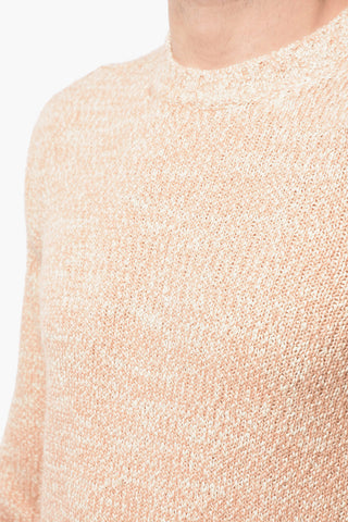 Maglione Girocollo con Dettagli a Coste