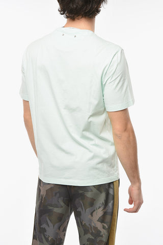 T-shirt Girocollo FLOWER SKATE con Stampa Allover