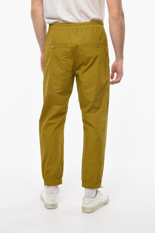 FOGACHINE Pantaloni Jogger in Cotone con Zip alla Caviglia