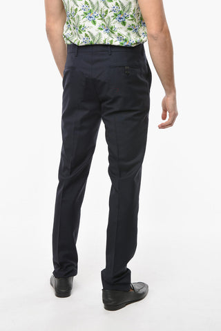 4 Pocket Mohair Blend Pants with Belt Loops
