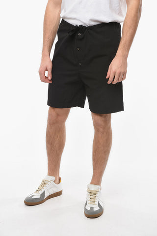 Shorts CHAMBRAY in Cotone con Coulisse
