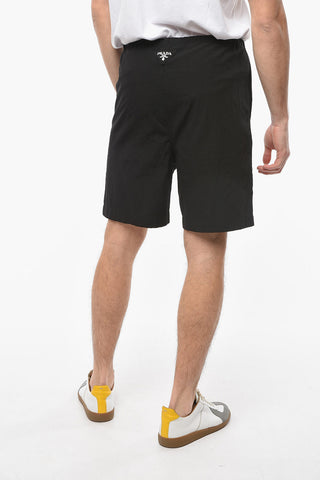 Shorts CHAMBRAY in Cotone con Coulisse