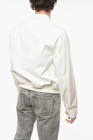 NICK FOUQUET Giacca UBBO in Denim con Ricamo Cactus
