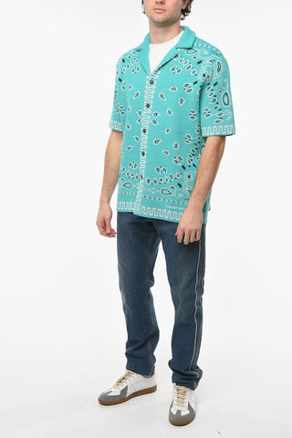 Camicia a Maniche Corte BANDANA in Piquet di Cotone