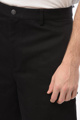 Cotton High-Waisted Cargo Shorts